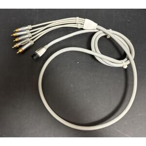 Rocketfish Braided Metal Tip Nintendo Wii 8' Foot HD Component Audio Video Cable